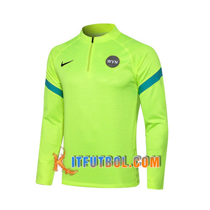 Sudadera De Entrenamiento Inter Milan Verde 2021/2022