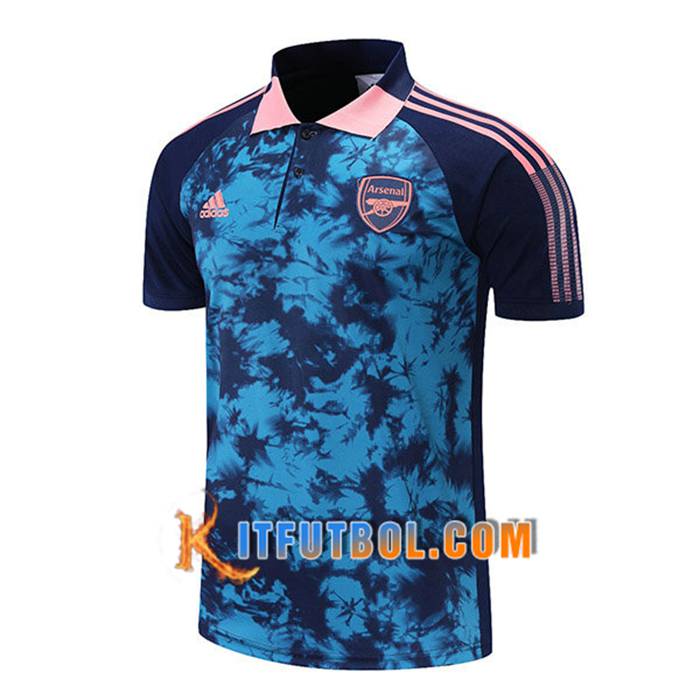 Camiseta Polo Futbol Arsenal Azul/Negro 2021/2022