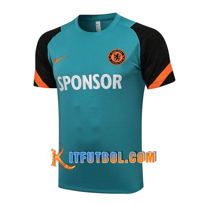 Camiseta Polo Futbol FC Chelsea Verde 2021/2022