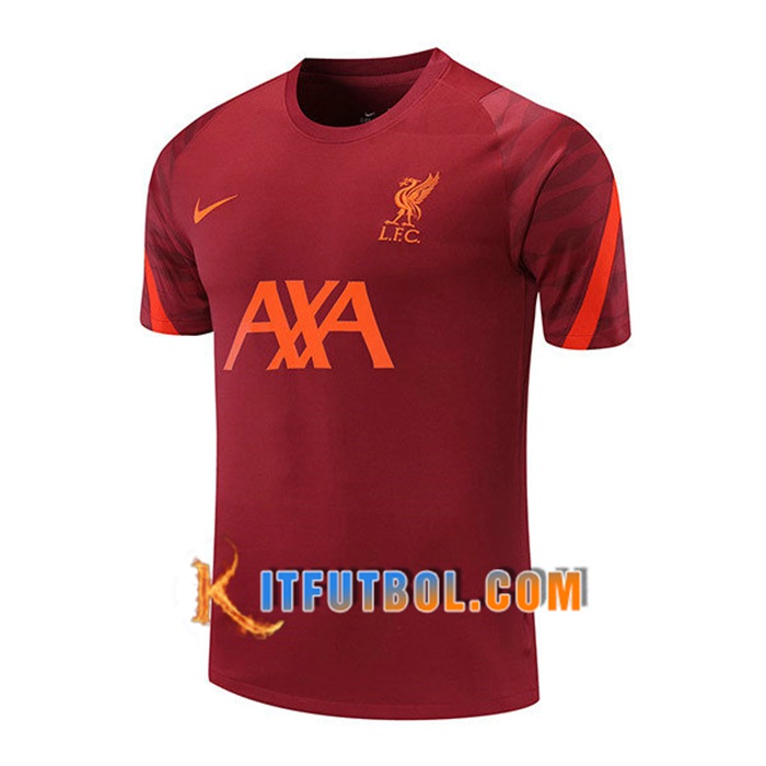 Camiseta Entrenamiento FC Liverpool Rojo 2021/2022