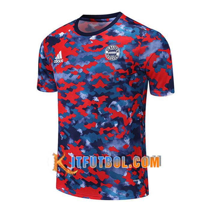 Camiseta Entrenamiento FC Bayern Munich Rojo/Azul 2021/2022