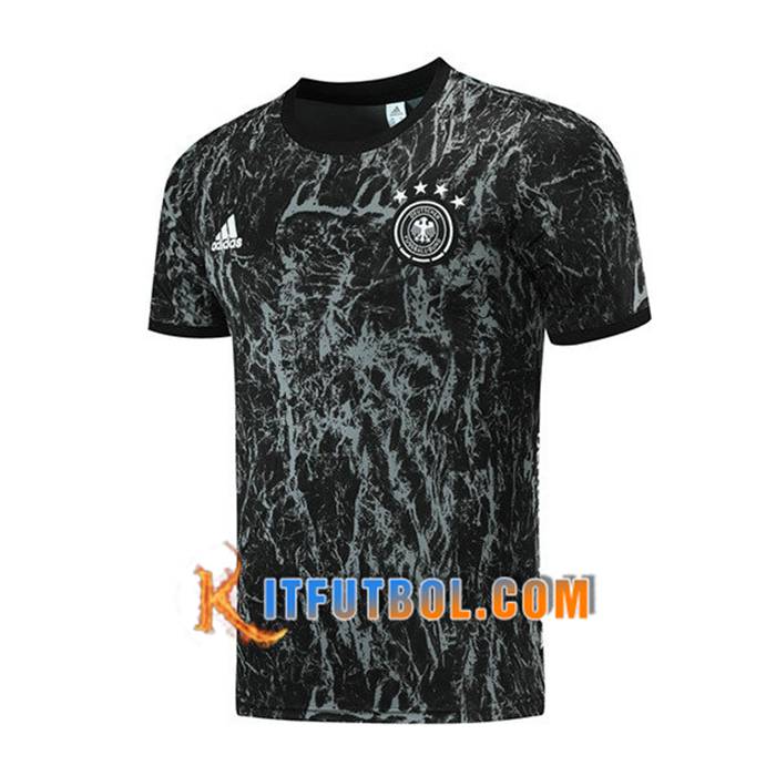 Camiseta Entrenamiento Alemania Blanca/Negro 2021/2022