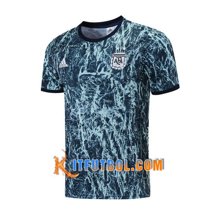 Camiseta Entrenamiento Argentina Negro/Azul 2021/2022