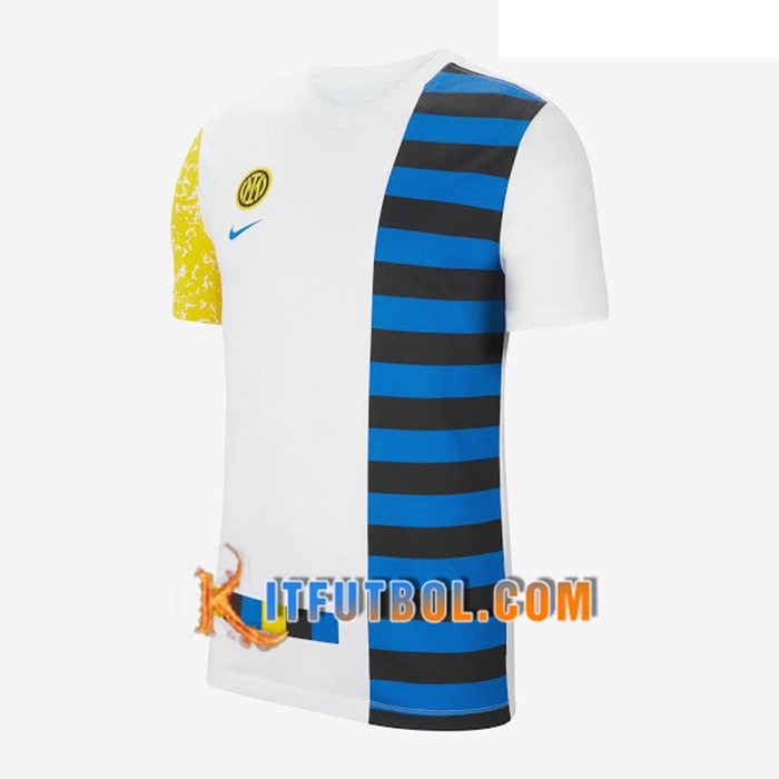 Camiseta Entrenamiento Inter Milan Blanca/Negro 2021/2022