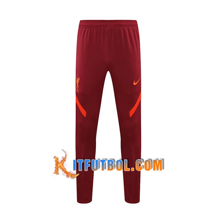 Pantalon Entrenamiento FC Liverpool Rojo/Negro 2021/2022