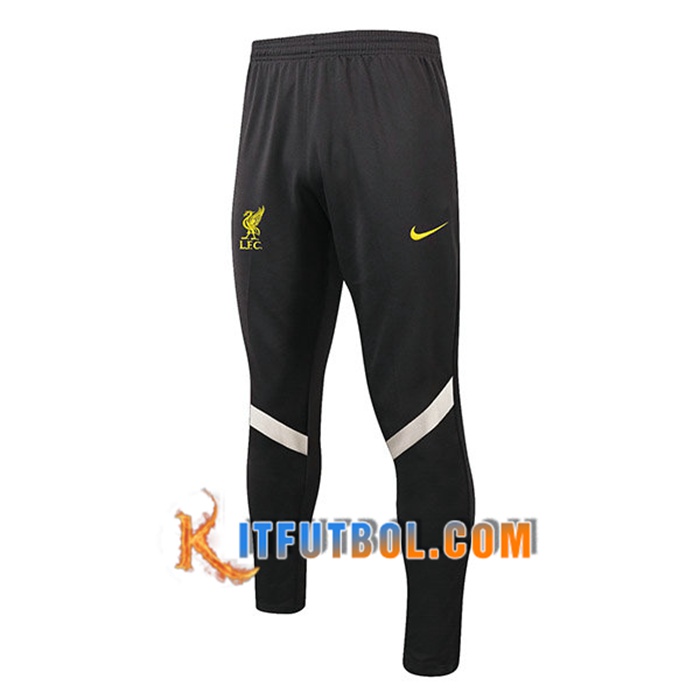 Pantalon Entrenamiento FC Liverpool Negro/Rojo 2021/2022