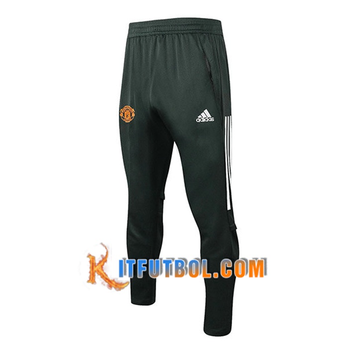 Pantalon Entrenamiento Manchester United Blanca 2021/2022