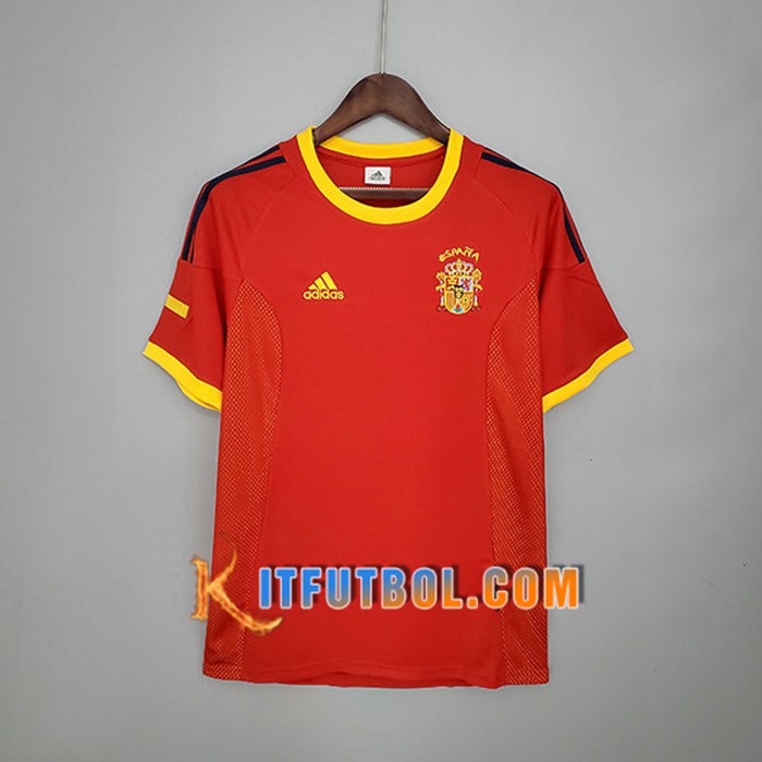 Camiseta Futbol España Retro Titular 2002