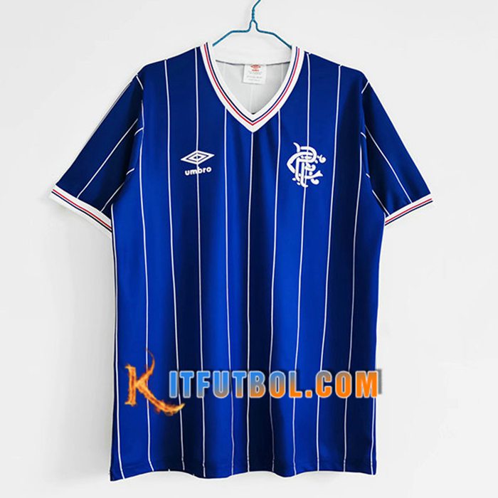 Camiseta Futbol Rangers FC Retro Titular 1982/1983
