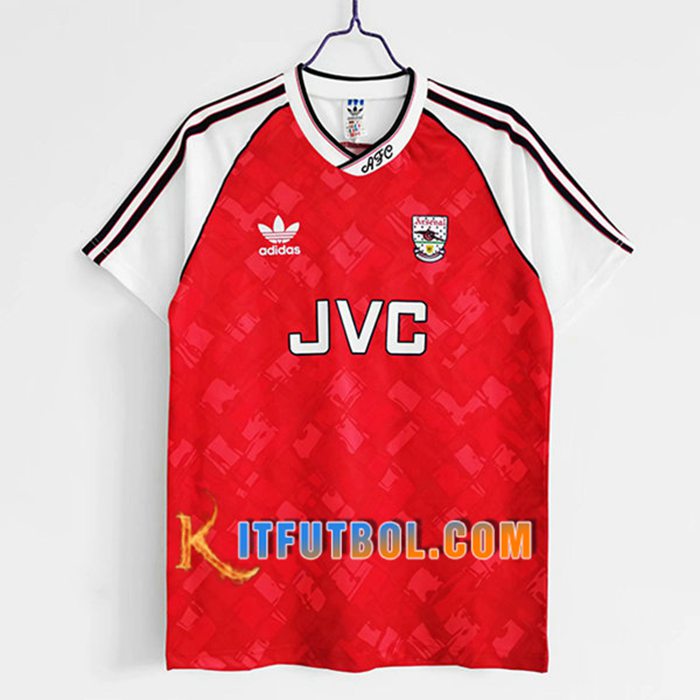 Camiseta Futbol Arsenal Retro Titular 1990/1992