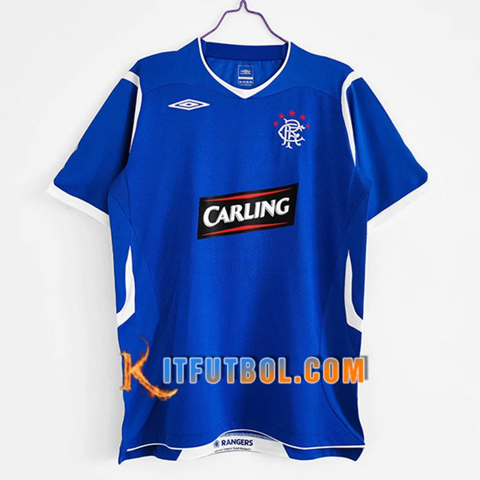 Camiseta Futbol Rangers FC Retro Titular 2008/2009