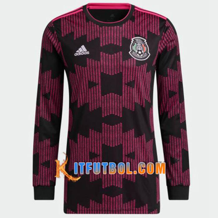 Camiseta Futbol México Titular Manga Larga 2021/2022
