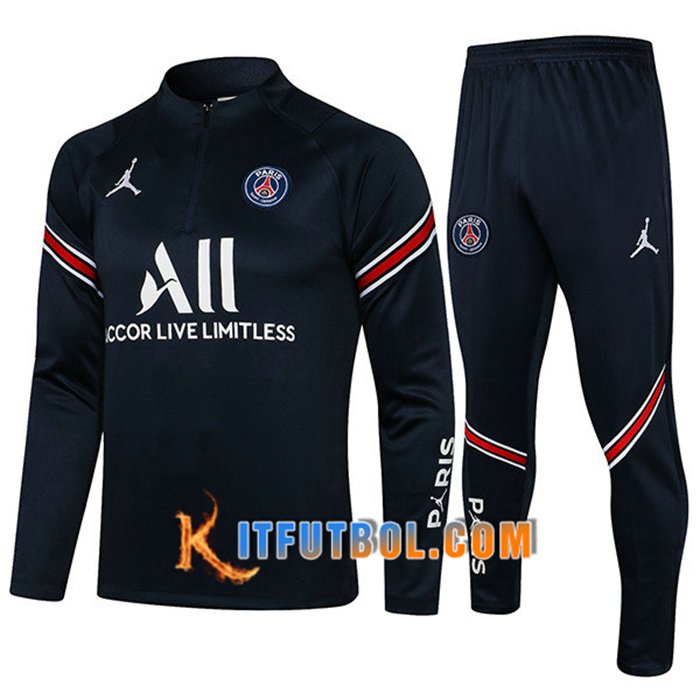Chandal Equipos De Futbol Jordan PSG Negro 2021/2022