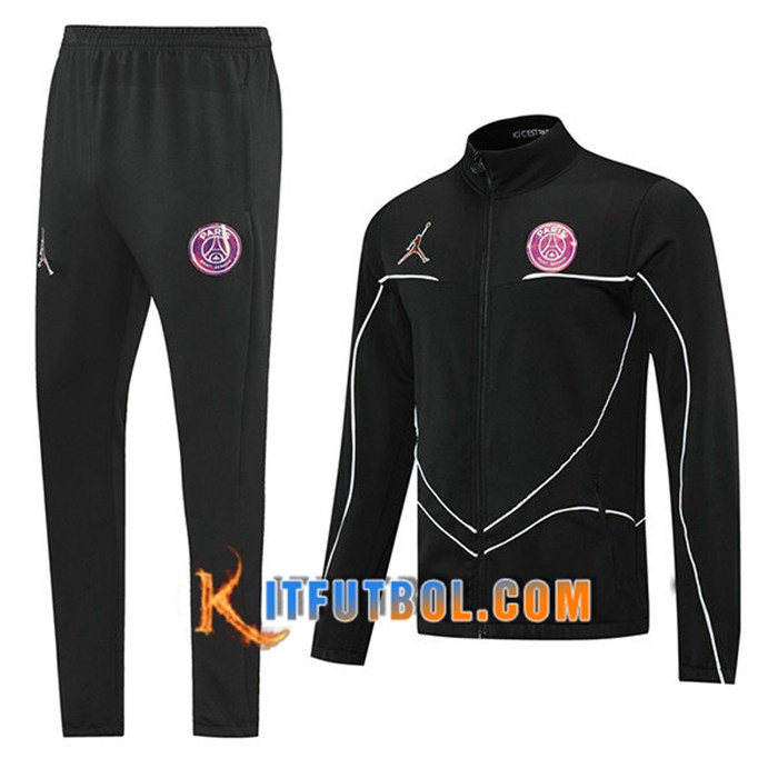 Chandal Equipos De Futbol - Chaqueta Jordan PSG Negro 2021/2022
