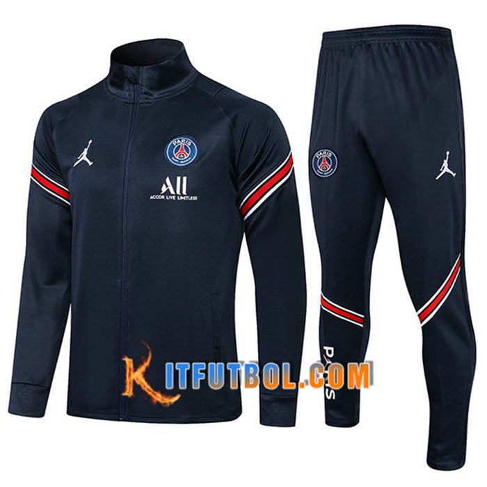 Chandal Equipos De Futbol Jordan PSG Azul Marino 2021/2022