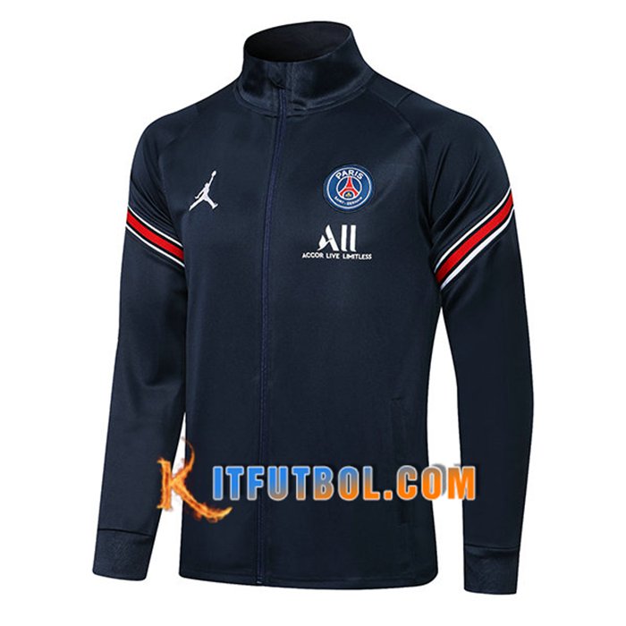 Chaquetas Futbol Jordan PSG Azul Marino 2021/2022