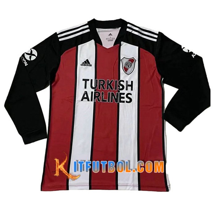 Camiseta Futbol River Plate Manga Larga Titular 2021/2022