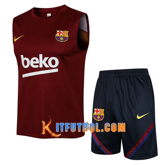 Camisetas Sin Mangas FC Barcelona Rojo 2021/2022