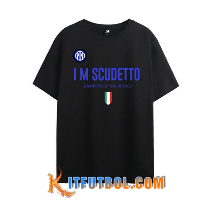Camiseta Entrenamiento Inter Milan Scudetto Negro 2021