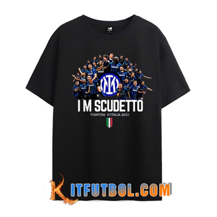 Camiseta Entrenamiento Inter Milan Scudetto Negro 2021