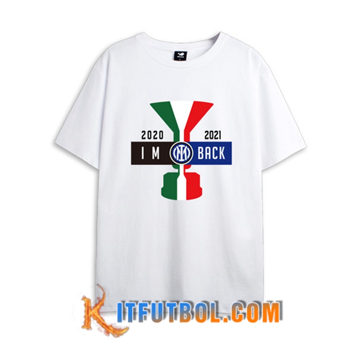 Camiseta Entrenamiento Inter IM Scudetto Bianca 2020/2021