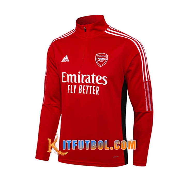 Sudadera De Entrenamiento Arsenal Rojo 2021/2022