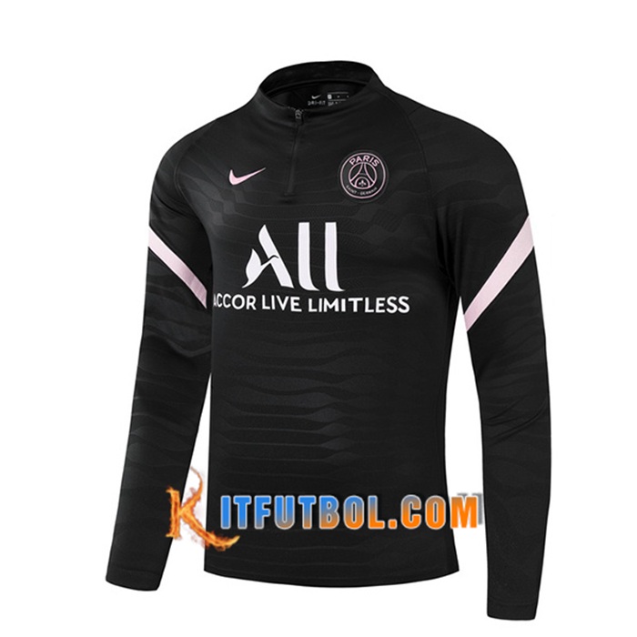 Sudadera De Entrenamiento Jordan PSG Negro Player Version 2021/2022