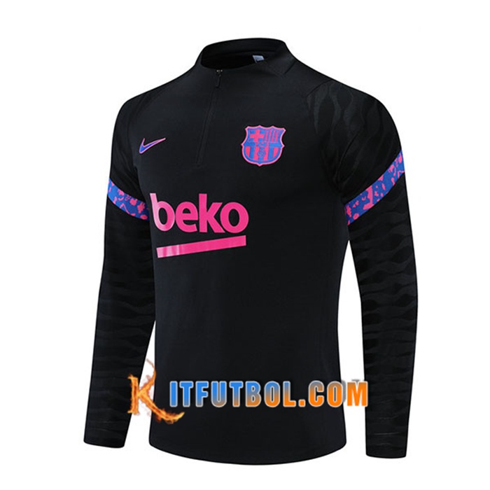 Sudadera De Entrenamiento FC Barcelona Negro 2021/2022
