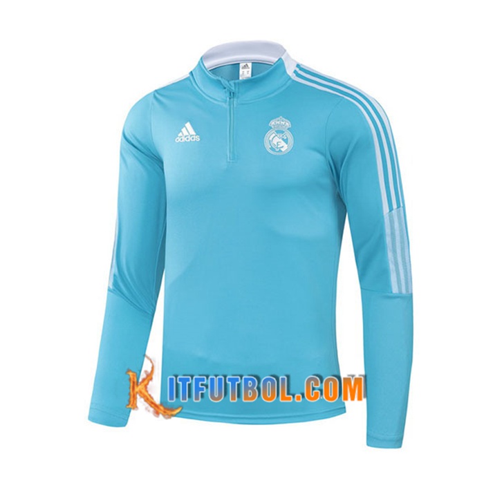 Sudadera De Entrenamiento Real Madrid Azul 2021/2022