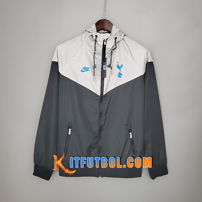 Rompevientos Tottenham Negro/Gris 2021/2022