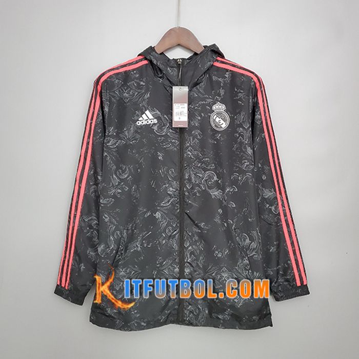 Rompevientos Real Madrid Negro 2021/2022