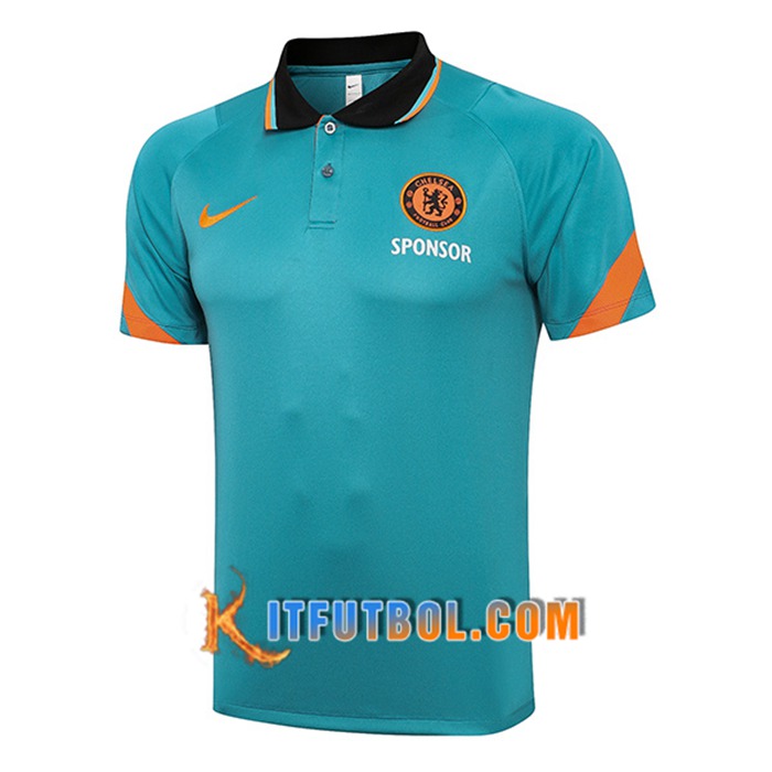 Camiseta Polo FC Chelsea Verde Classic 2021/2022