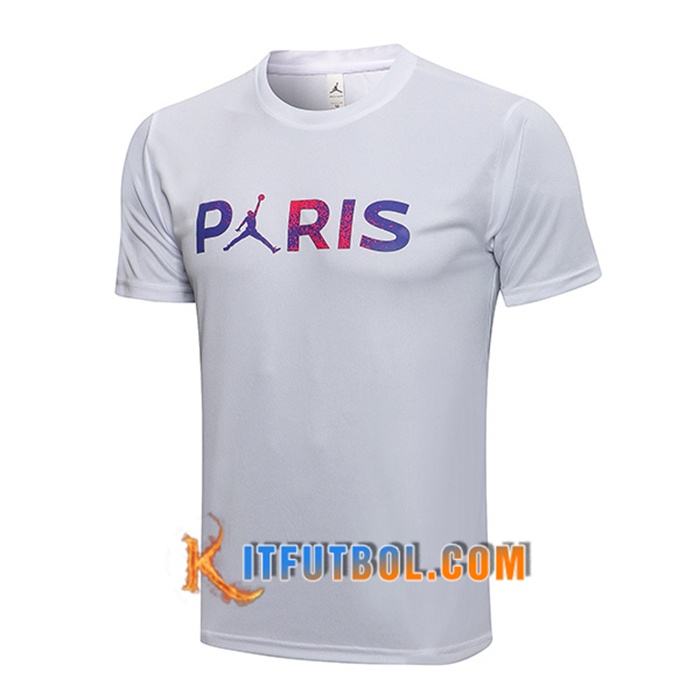Camiseta Entrenamiento Jordan PSG Classic Blanca 2021/2022