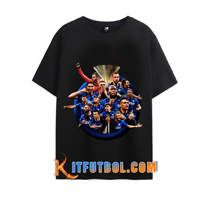 Camiseta Entrenamiento Inter Milan Serie A Scudetto Negro 2021