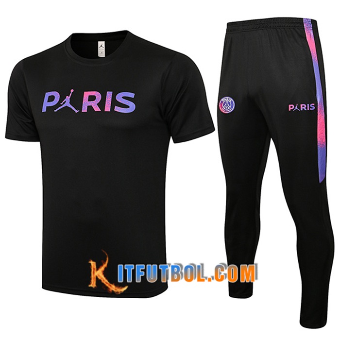 Camiseta Entrenamiento Jordan PSG + Pantalones Negro 2021/2022