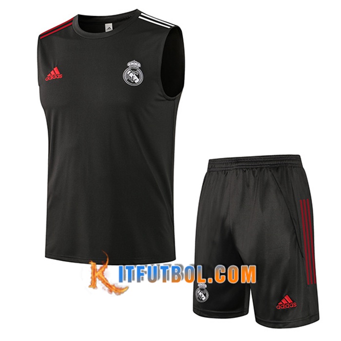 Camiseta Entrenamiento Real Madrid + Cortos Negro 2021/2022