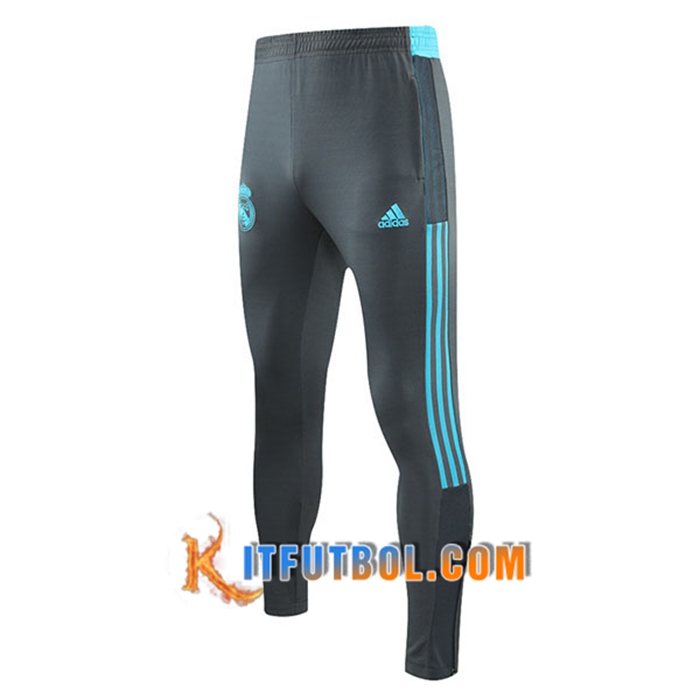 Pantalon Entrenamiento Real Madrid Gris Claro 2021/2022