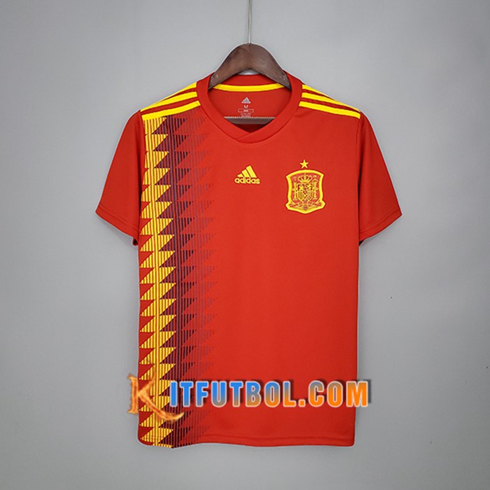 Camiseta Futbol España Retro Titular 2014
