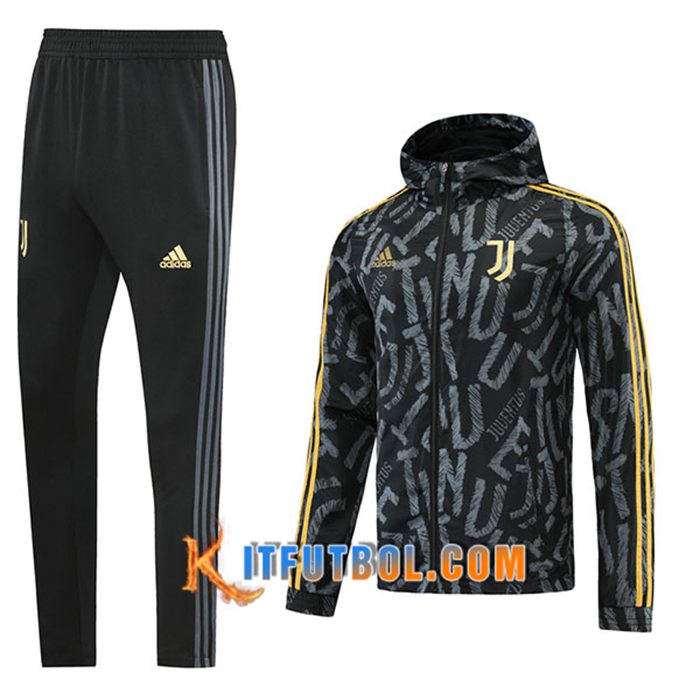 Chaqueta Con Capucha Chandal Juventus Negro 2021/2022