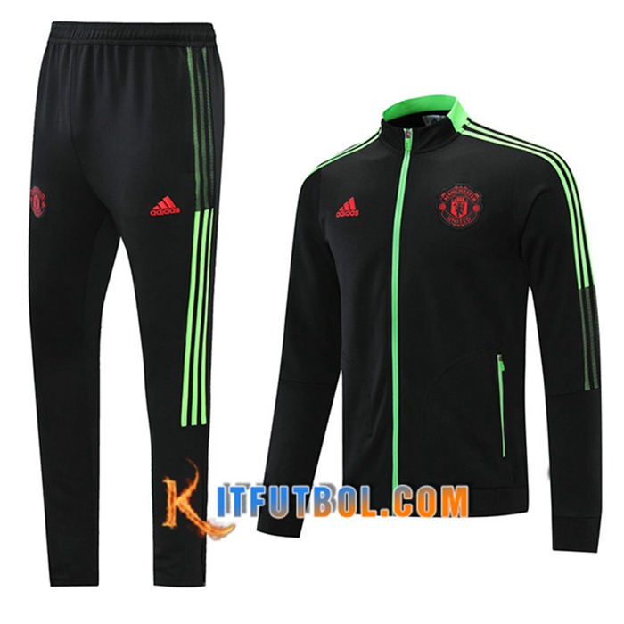 Chandal Equipos De Futbol Manchester United Negro 2021/2022