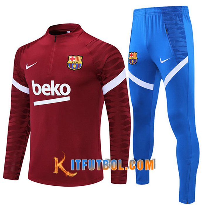 Chandal Equipos De Futbol FC Barcelona Rojo 2021/2022