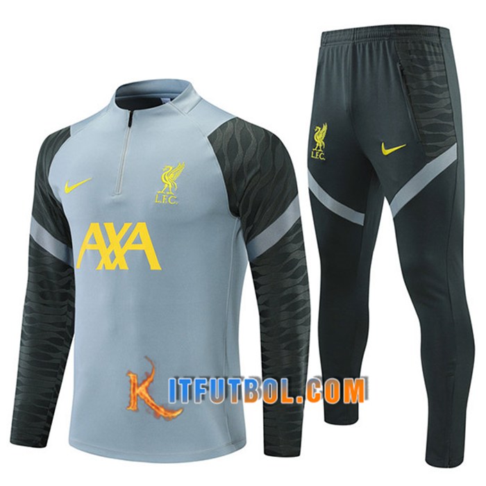 Chandal Equipos De Futbol FC Liverpool Azul Gris Chair 2021/2022