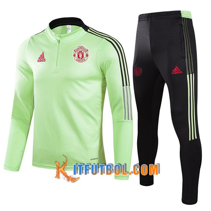 Chandal Equipos De Futbol Manchester United Verde 2021/2022