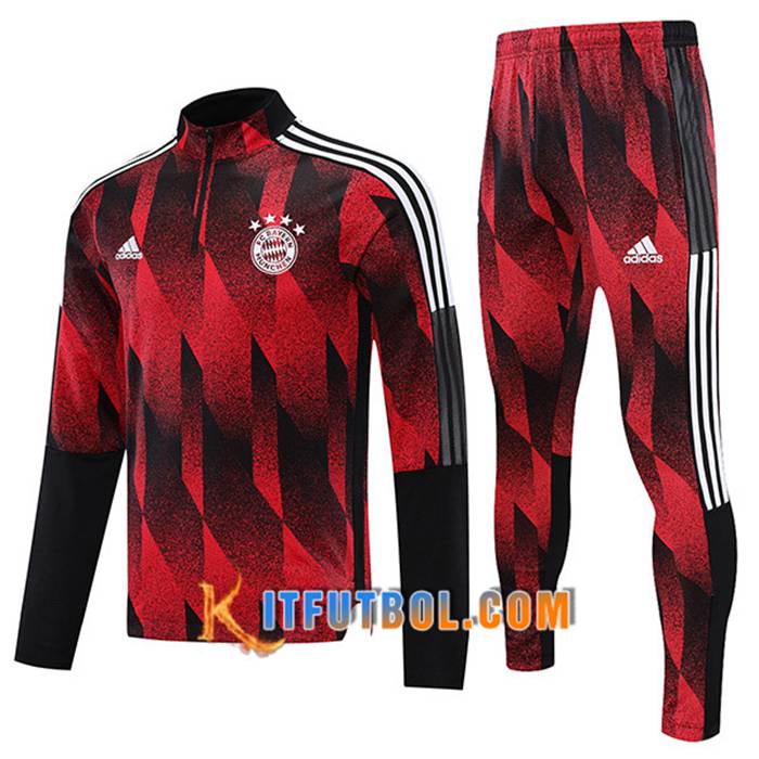 Chandal Equipos De Futbol Bayern Munich Rojo/Negro 2021/2022
