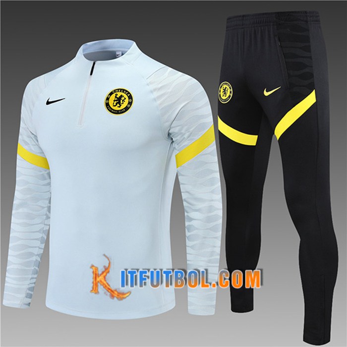 Chandal Equipos De Futbol FC Chelsea Niños Gris Chair 2021/2023
