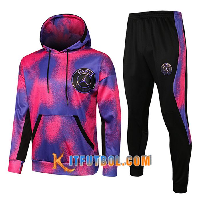 Chaqueta Con Capucha Chandal Jordan PSG Niños Púrpura 2021/2022