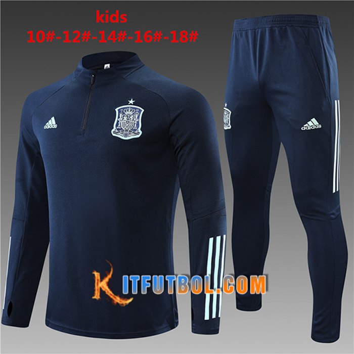 Chandal Equipos De Futbol España Niños Azul Marino 2021/2022