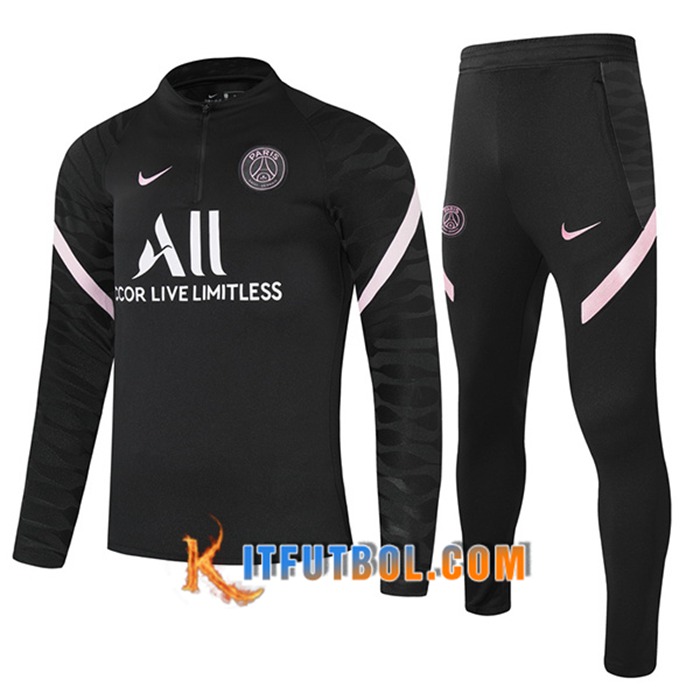Chandal Equipos De Futbol Jordan PSG Niños Negro 2021/2022