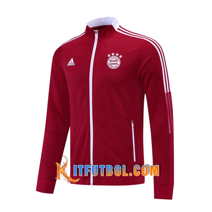 Chaquetas Futbol Bayern Munich Rojo 2021/2022