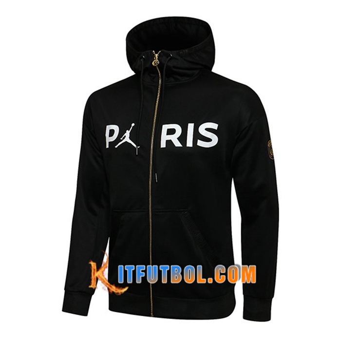 Chaqueta Con Capucha Jordan PSG Negro 2021/2022